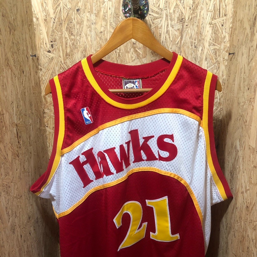 Throwback Dominique Wilkins away jersey